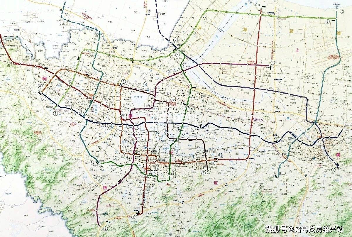最新柯桥地铁规划图揭秘，未来交通蓝图展望